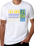 Los Angeles USA Athletic Style Graphic Tee