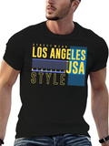 Los Angeles USA Athletic Style Graphic Tee