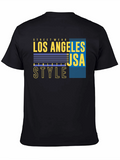 Los Angeles USA Athletic Style Graphic Tee