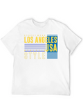 Los Angeles USA Athletic Style Graphic Tee