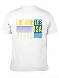 Los Angeles USA Athletic Style Graphic Tee