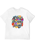 Acrylic Pouring Squad Graphic T-Shirt