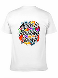 Acrylic Pouring Squad Graphic T-Shirt