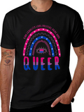 Bisexual Pride Rainbow Queer T-Shirt