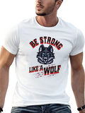 Be Strong Like a Wolf Graphic Tee