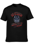 Be Strong Like a Wolf Graphic Tee