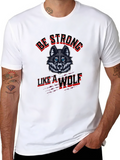 Be Strong Like a Wolf Graphic Tee