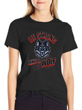 Be Strong Like a Wolf Graphic Tee