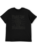 Fight For Freedom Black Graphic Tee