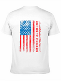 Detroit Techno American Flag Graphic Tee