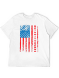 Detroit Techno American Flag Graphic Tee
