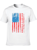 Detroit Techno American Flag Graphic Tee