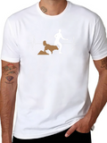 Mans Black Dog Agility T-Shirt