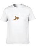 Mans Black Dog Agility T-Shirt
