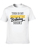 Quarantine Birthday Shirt - Celebration Tee