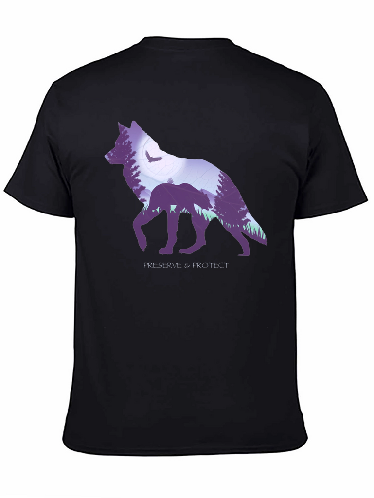 Wolf Graphic T-Shirt - Preserve & Protect