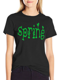Spring Floral Graphic T-Shirt