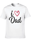 I Heart Dad Black T-Shirt