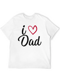I Heart Dad Black T-Shirt