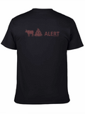 Cow Dung Alert Black T-Shirt