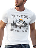 Yellowstone National Park Buffalo Graphic T-Shirt