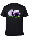 Floral T-Shirt - Pansy Graphic Tee