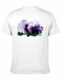 Floral T-Shirt - Pansy Graphic Tee