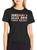 Bomb Brow Artist Retro T-Shirt