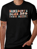 Bomb Brow Artist Retro T-Shirt