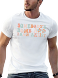 Bomb Brow Artist Retro T-Shirt