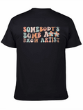 Bomb Brow Artist Retro T-Shirt