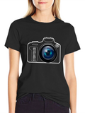Storyteller Camera Graphic T-Shirt - Black