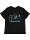 Storyteller Camera Graphic T-Shirt - Black
