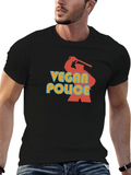 Vegan Police Graphic T-Shirt - Black