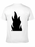 Flame Graphic Black T-Shirt