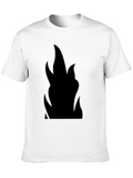 Flame Graphic Black T-Shirt