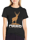 Deer Graphic T-Shirt - Outdoor Hunting Apparel