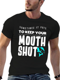 Keep Your Mouth Shut Funny Fishing T-Shirt