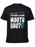 Keep Your Mouth Shut Funny Fishing T-Shirt