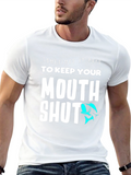 Keep Your Mouth Shut Funny Fishing T-Shirt