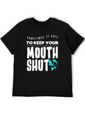 Keep Your Mouth Shut Funny Fishing T-Shirt