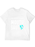 Keep Your Mouth Shut Funny Fishing T-Shirt