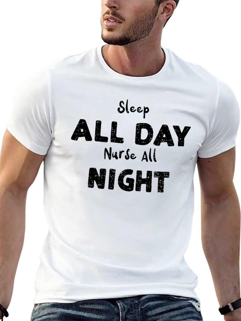 Nurse All Day & Night Graphic T-Shirt