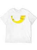 Yellow Bugle Horn Black T-Shirt