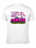 October Breast Cancer Awareness Pink Truck T-Shirt