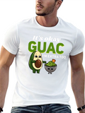 Funny Avocado Guacamole T-Shirt Its Okay Guac
