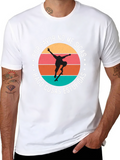 Funny Skateboarder Graphic T-Shirt