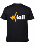 Iai! Martial Arts Kick T-Shirt - Black