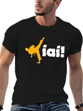 Iai! Martial Arts Kick T-Shirt - Black