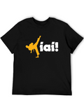Iai! Martial Arts Kick T-Shirt - Black
